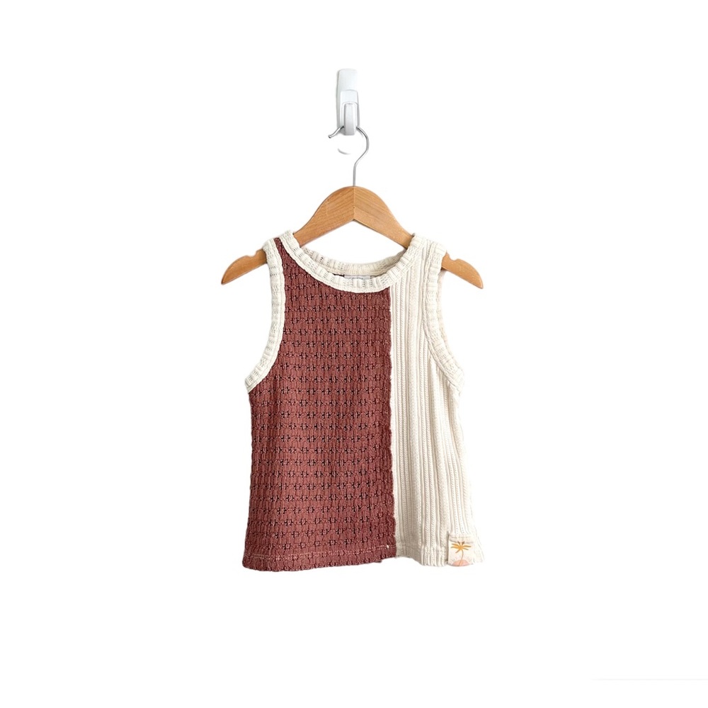 Zara Kids Colorblock Knit Tank